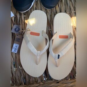 Ion Mani Beige Flip Flops
